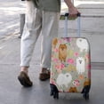 thumbnail image 3 of Pomeranian Dog and Flower Floral Luggage Cover Fashion Suitcase Cover Baggage Covers Fit 25-28 Inch Luggage (Go Travel), 3 of 5