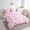 White Light Pink, variant on Erosebridal Sequin Print Bed in a Bag Full size,Sparkle Glitter Bed Set,Breathable Reversible Bedding Full Size,Bling Room Decorative,7-Piece