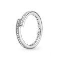 thumbnail image 1 of New 925 Sterling Silver Rings Stackable Infinite Heart Flower Crown For Women Original Silver 925 Wedding Ring Jewelry Gift R0001 8, 1 of 6