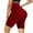 Red, variant on Women's Butt-Lifting Capri Yoga Pants with Side Pockets – Bubble-Patterned Fitness Leggings for Running, Travel & Outdoor Activities,Black L
