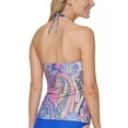 thumbnail image 4 of Tommy Hilfiger Womens Paisley Lined Tankini Swim Top, 4 of 4