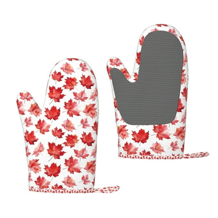 

Matuu Realistic Maple Leaf for Silicone Oven Gloves Heat Resistant Grilling Gloves Non-Slip Silicone Oven Mitt Great for Grilling Kitchen and Cooking