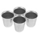 thumbnail image 1 of 4 copas de vino de acero inoxidable para comunión, copas de agua bendita, copas de whisky, copas de Havdalah, cáliz de vino, copa de ofrenda de metal., 1 of 8