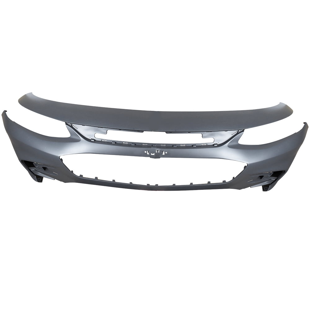 LABLT Primered Front Bumper Cover W/LED Running Lamps for 2016-2018 Malibu LT Premier Hybrid Models
