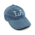 thumbnail image 2 of August Hat Womens La Cotton Denim Baseball Cap (Denim Chambray, One Size), 2 of 6