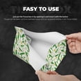 thumbnail image 4 of Uemuo Tulips Flowers Pattern Tissue Box Cover Holder, Triangle with Bottom Belt - PVC Leather Decorative Organizer for Tabletop, Bathroom, Car, Office, 4 of 9