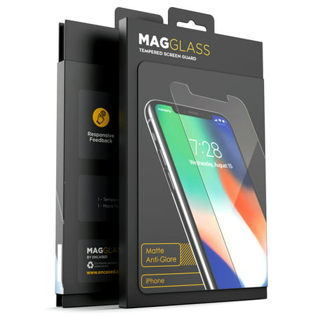 iPhone XR Matte Tempered Glass Screen Protector, Magglass Anti Glare (Best Anti Glare Screen Protector)
