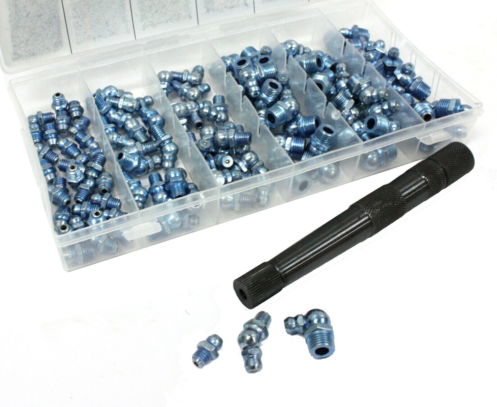 CLEAN GREASE FITTING TOOL REMOVER RAM W/HYDRAULIC LUBE FITTING