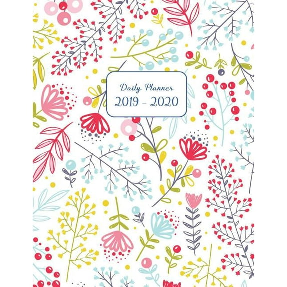 Daily Planner 2019 - 2020: One Page Per Day Academic / Student Diary from July 2019 to June 2020 - Time Schedule, Trackers, Goals and Gratitude S