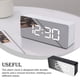 thumbnail image 4 of Advancent Plastic Digital Alarm Portable Angle Adjustable LED Acrylic Clock Clocks Projector Function Screen Indoor Thermometer Memory Electrodomésticos Luz blanca tipo 2, 4 of 6