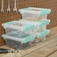 thumbnail image 4 of Sterilite Mini Clip Plastic Storage Box - 6 Pk, 4 of 10