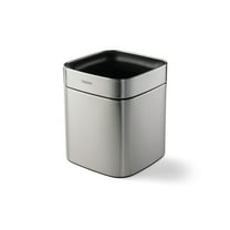 Tramontina 2.11 Gallon Stainless Steel Square Open Top Waste Bin
