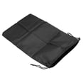 thumbnail image 3 of Unique Bargains 17.3' Height Clothes Storage Double Drawstring Bag for Camping, Black, 3 of 5