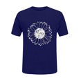 thumbnail image 5 of Women's Summer Sunflower T Shirt Cute Flower Graphic Loose Tees Crew Neck Short Sleeve Casual Tops, 5 of 7