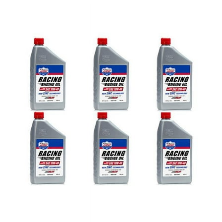 Lucas Oil 10943-6 1 qt. 10W40 Semi Synthetic Racing Oil, Case of 6