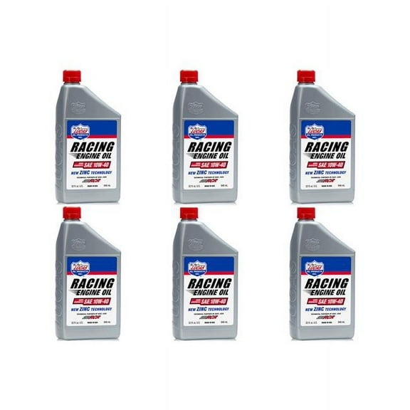 Lucas Oil 10943-6 1 qt. 10W40 Semi Synthetic Racing Oil, Case of 6