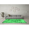 thumbnail image 3 of Ahgly Company Indoor Round Abstract Green Modern Area Rugs, 7' Round, 3 of 4