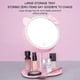 thumbnail image 2 of Mini Cosmetic Mirror with Light Touch Adjustable Wireless 3 Level Brightness Mirror for Home Living Room Desktop Decor, 2 of 5