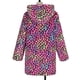 thumbnail image 5 of Chaqueta de abrigo larga y cálida para mujer, de invierno, lisa, con cuello vuelto, 5 of 5