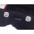thumbnail image 5 of 925 Silver Wedding Stud Earring Gift Luxury Cubic Zircon Jewelry A Pair, 5 of 5