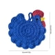thumbnail image 3 of Posavasos De Pollito Tejidos A Mano Al Crochet Posavasos de pollito azules tejidos a mano (paquete de 1) Accesorios de té Regalos para la decoración del hogar JASKFLY, 3 of 9
