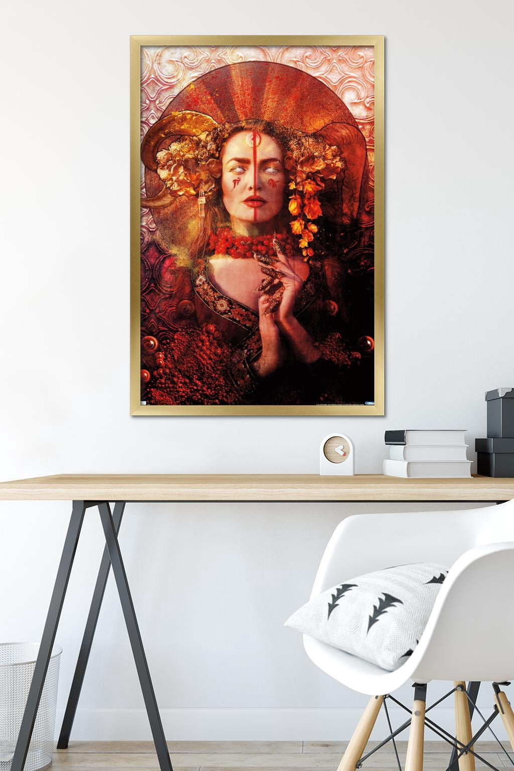 Jena DellaGrottaglia: Cosmic Zodiac - Aries Wall Poster, 22.375" x 34" Framed