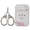Bronze, variant on Vintage Stainless Steel Sewing Scissors 2.36 Inches / 6.0 cm Portable Thread Embroidery Tailor Handicraft Shears, Classic Silver