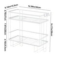 thumbnail image 3 of Toilet Tank Rack, Multifunctional Bathroom Shower Storage Rack, Easy Installation and Space-Saving Shelf for Toiletries and Bathroom Essentials, 3 of 6