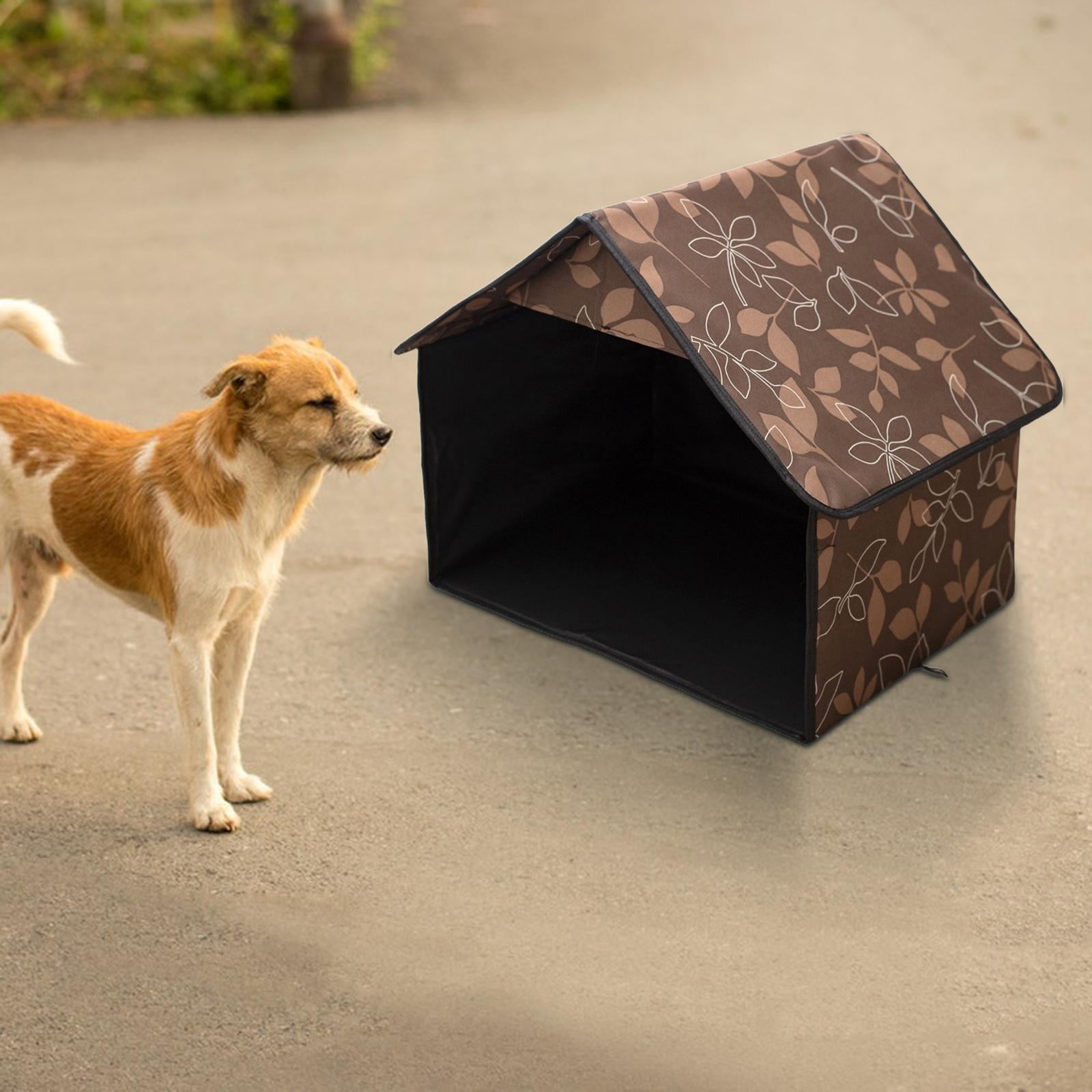 EHJRE Cat House for Outdoor Stray Cats Shelter Warm Comfortable All Seasons Homeless Pet Tent Kennel for Community Outside Backyard