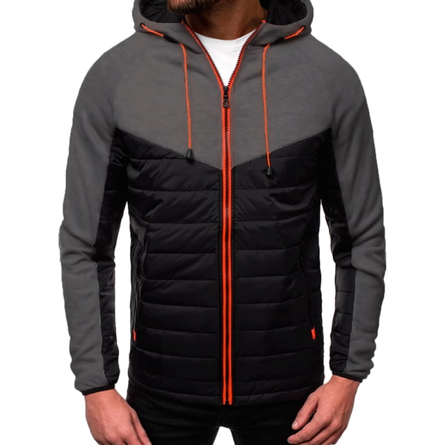 Bellella Chandails à Capuche pour Hommes, Chandail à Cordon, Chandails à Manches Longues, Coupe Régulière, Hauts à Capuche, Chandail pour Homme, Gris Foncé, TP