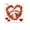 03-Red, variant on Tyidzon Valentine Window Clings Sticker Valentines Day Decorations Home Party Supplies Shop Window Glass Display Decor