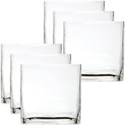 6 Pack: 7 Square Vase by Ashland
