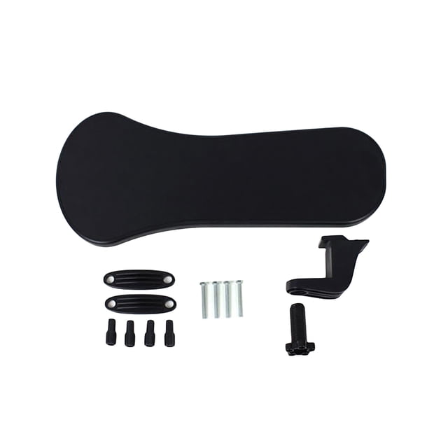 1 Set Computer Mouse Armrest Protective Ergonomic Adjustable Computer Arm Rest Pad Desk Attachment for Office - Black