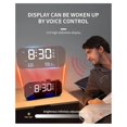 thumbnail image 3 of Projection Alarm Clock,Digital Clock with 180 Rotatable Projector and Infinitely Brightness Dimmer and Voice, 3 of 5
