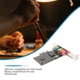 thumbnail image 3 of CIMAXIC PCIe Internal 5.1 Channel Sound Card Low Profile Bracket 5 Interfaces, 3 of 4