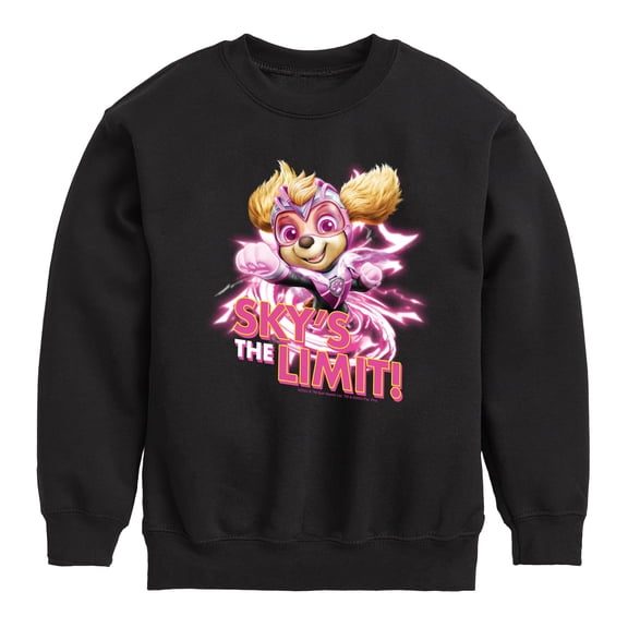 Paw Patrol The Movie - Skys The Limit - Toddler & Youth Crewneck Fleece Sweatshirt