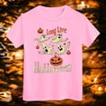 thumbnail image 2 of boobe Toddler Girls Halloween T-Shirt Graphic Shirt Cute Funny Spooky Short Sleeve Tees Top, 2 of 7