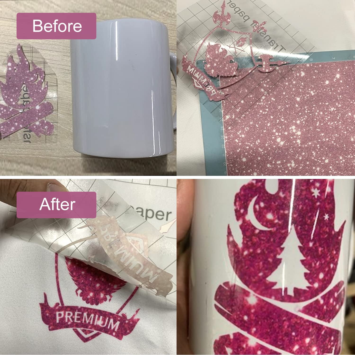 Infusible Ink Transfer Vinyl for Cricut Mug Press 7 Color Infused Ink Paper  for Sublimatio Transfer Film for Poly Fabric/Coaster