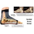 thumbnail image 4 of OrthoSleeve FS6 Foot Compression Sleeves for Plantar Fasciitis, Heel Pain, and Achilles Tendonitis, Natural, X-Small, 1 Pair, 4 of 10