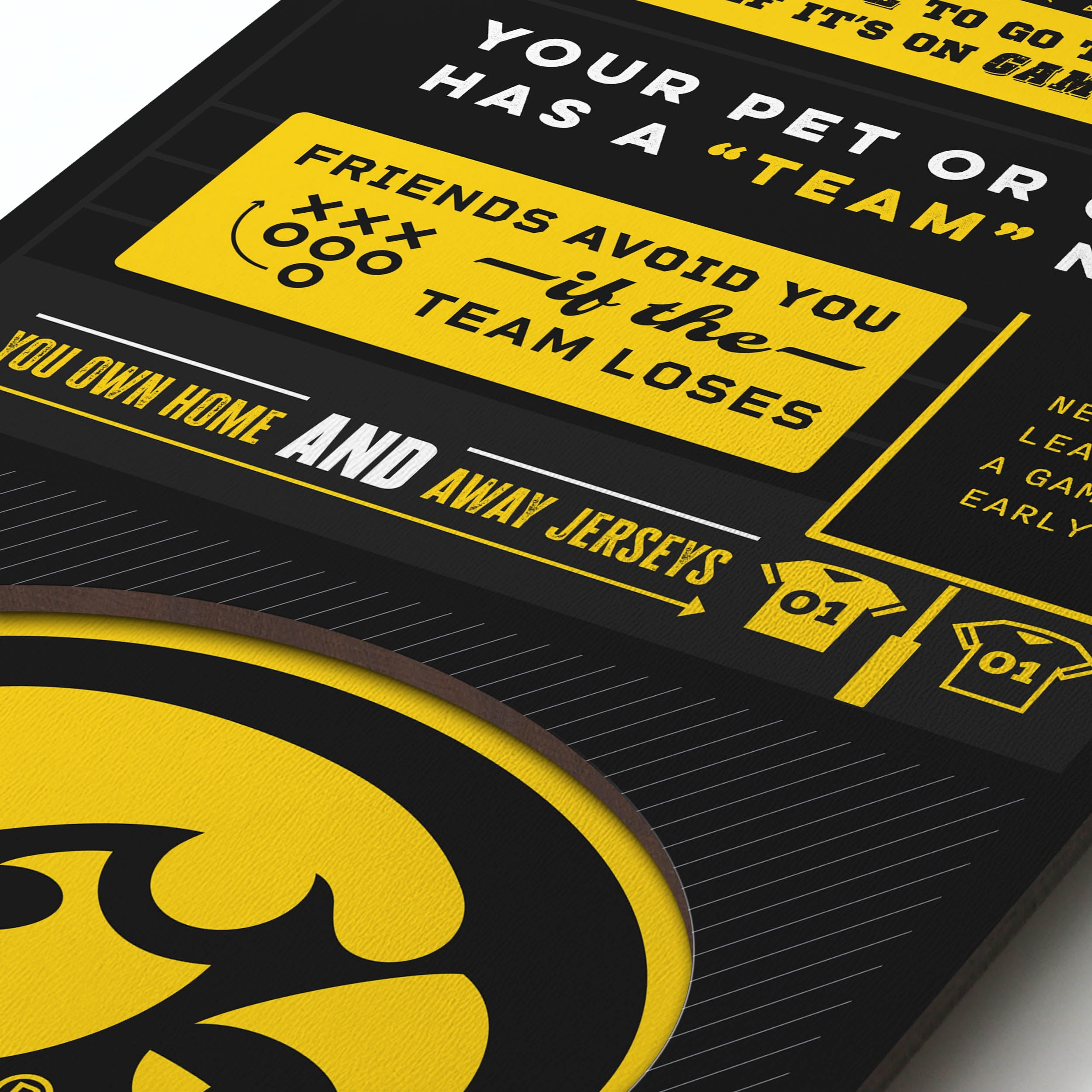 YouTheFan NCAA Iowa Hawkeyes 3D Top 10 Wall Art