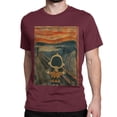 thumbnail image 3 of Camisetas artísticas de ocio Snoopy Charlie Brown Scream para hombre y mujer, camiseta de algodón puro, camiseta de dibujos animados, idea de regalo, ropa, 3 of 5