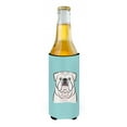 thumbnail image 2 of Carolines Treasures Checkerboard Blue White English Bulldog Ultra Beverage Insulators for slim cans Slim Can multicolor, 2 of 2