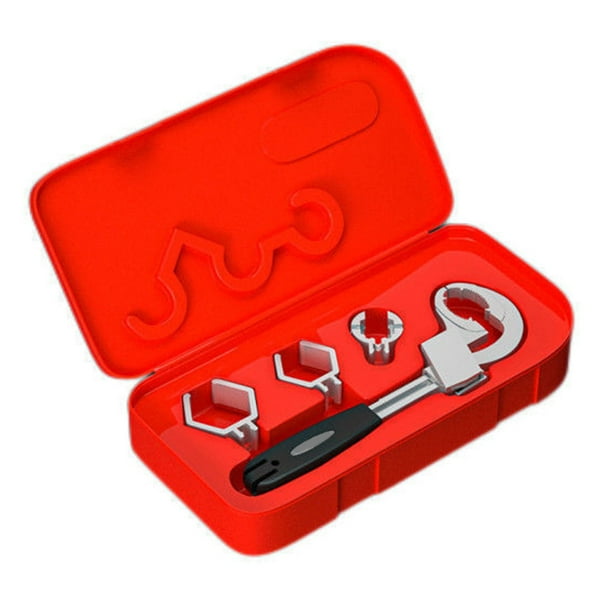 Llave Inglesa Multifuncional Para Baño, Llave Ajustable Con Dientes De Arco, Herramienta De Instalación De Fontanería