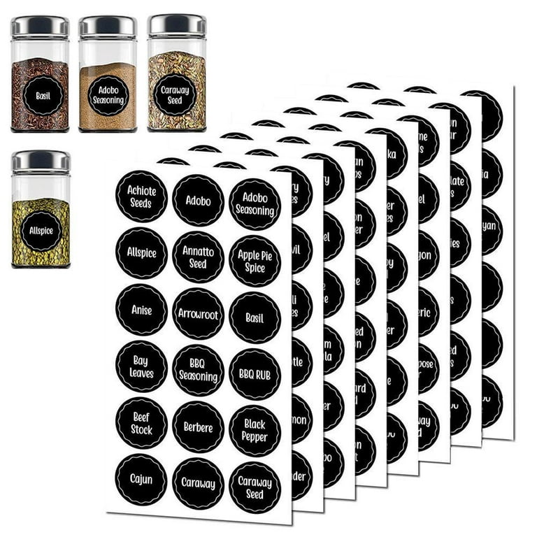 Ultimate Chalkboard Spice Label Set - 336 Labels - SpiceLuxe