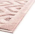 thumbnail image 5 of Unique Loom Outdoor Trellis Textured Collection Area Rug - Spatial (4' x 6' Rectangle Pink), 5 of 6