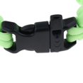 thumbnail image 3 of s de supervivencia paracord, de utilidad personal profesional, equipo de senderismo multifunción para acampar con hebilla de silbato de verde Soledad Pulsera luminosa de Paracord, 3 of 7