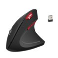 thumbnail image 1 of HXSJ T24 2.4G Wireless Vertical Ergonomic Mouse with USB Receiver for Laptops (Black), 1 of 8