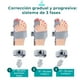 thumbnail image 3 of CORRECTOR DE JUANETES CON ALMOHADILLA Y CORREA DE SUJECIÓN PARA EL TALÓN | 3 FASES DE CORRECCIÓN | 1 PIEZA | GRIS, 3 of 12