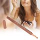 thumbnail image 4 of Juego de brochas de maquillaje telescópicas 4 en 1, brochas cosméticas retráctiles portátiles para labios, cejas y sombras de ojos, color marrón, 4 of 8