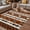 Orange, variant on Brown Beige Boho Outdoor Rug for Patio/Deck/Porch, Non-Slip Large Area Rug 4 x 6 Ft, Vintage Ethnic Tribe Abstract Art Retro Indoor Outdoor Rugs Washable Area Rugs, Camping Rug Carpet Runner